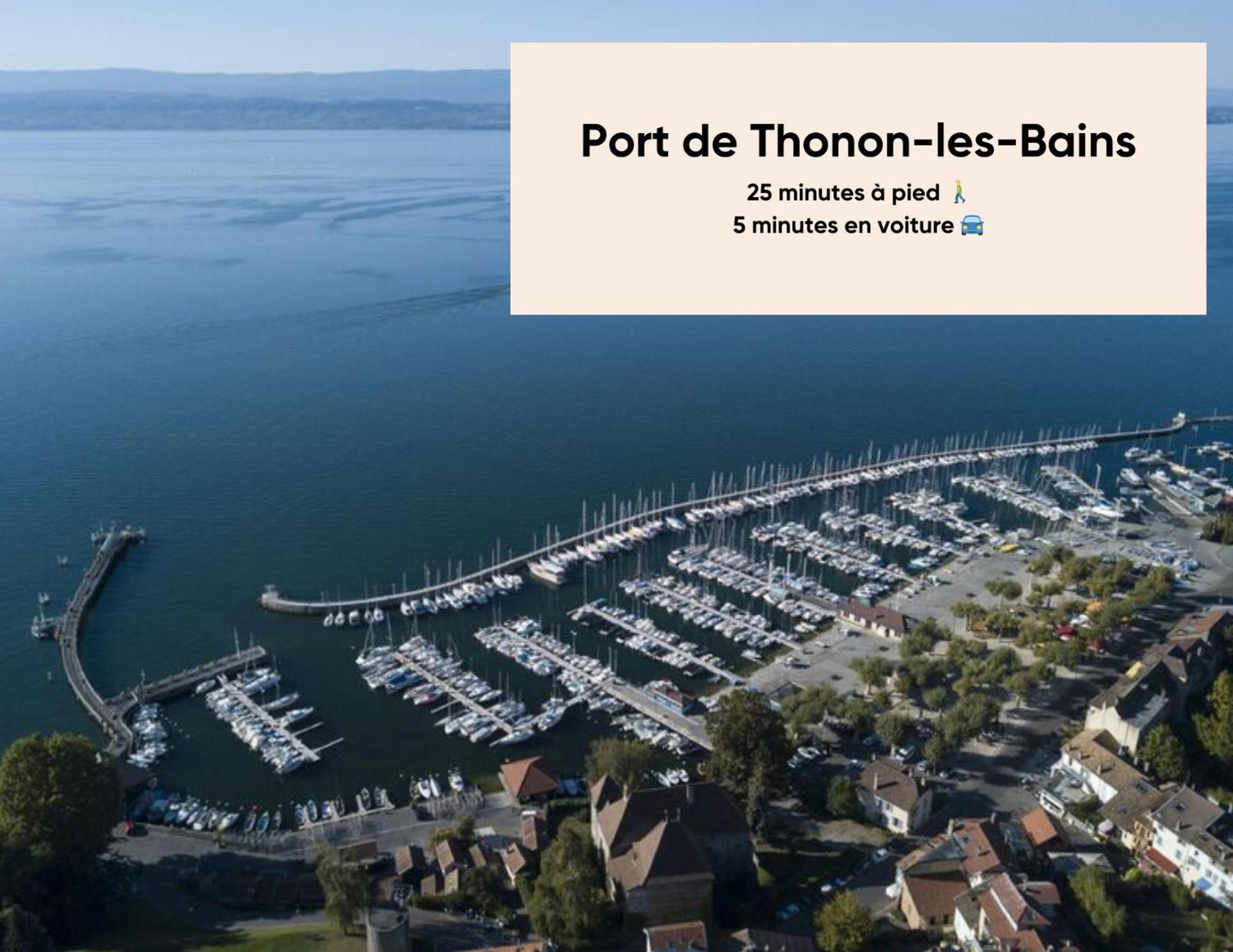 Cosy Et Moderne - Lac Leman Тонон-ле-Бен Экстерьер фото